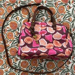 Fossil Poppy Print Crossbody Bag